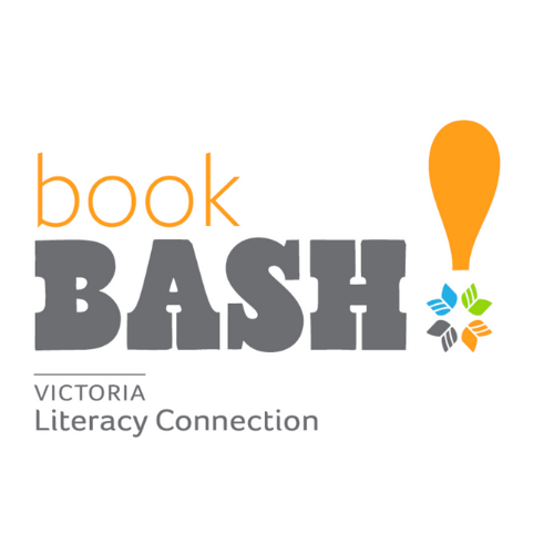 Book Bash Logo Victoria Literacy Connection